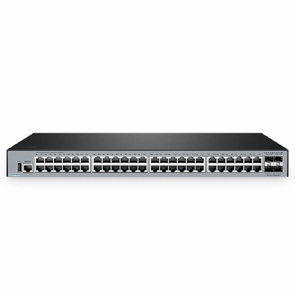 FyberOptix S3270-48TM, 48-Port Gigabit Ethernet L2+ Switch, 48 x Gigabit RJ45, with 4 x 1/2.5Gb SFP Uplinks, PicOSA®, Broadcom Chip