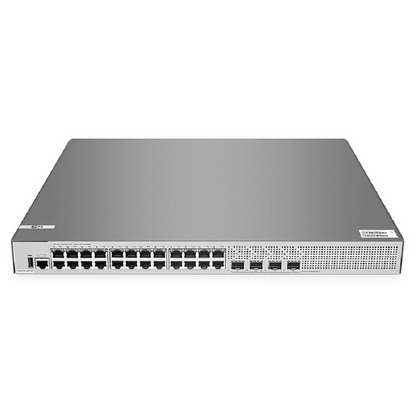 FyberOptix S3270-24TM, 24-Port Gigabit Ethernet L2+ Switch, 24 x Gigabit RJ45, with 4 x 1/2.5Gb SFP Uplinks, PicOSA®, Broadcom Chip