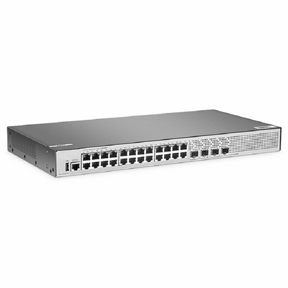 FyberOptix S3270-24TM, 24-Port Gigabit Ethernet L2+ Switch, 24 x Gigabit RJ45, with 4 x 1/2.5Gb SFP Uplinks, PicOSA®, Broadcom Chip