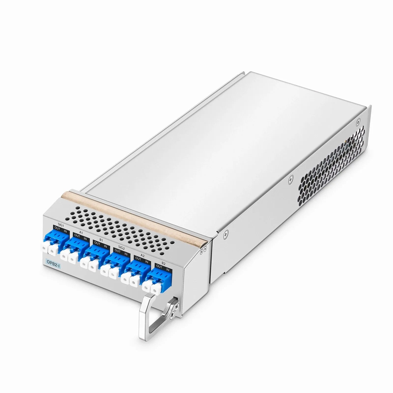 FyberOptix D7000 OPB2-I, 1+1 Optical Protection Switch for D7000 Managed Chassis, with Built in 2 Protection Groups