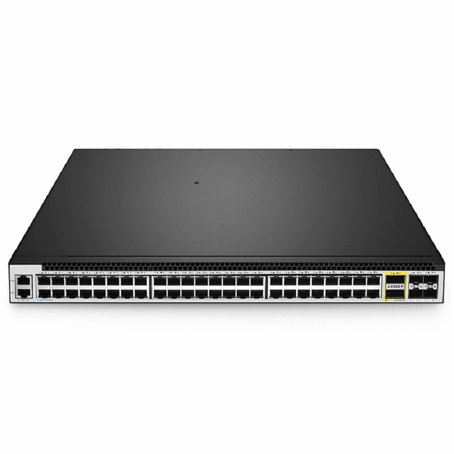 FyberOptix S5800-48MBQ, 48-Port Ethernet L3 Switch, 48 x 100M/1000M/2.5GBASE-T/Multi-Gigabit, with 4 x 25Gb SFP28 and 2 x 40Gb QSFP+, Support MLAG