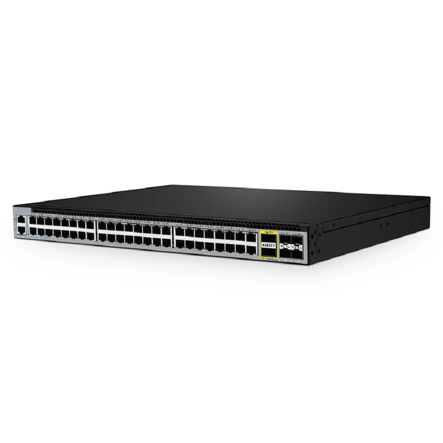 FyberOptix S5800-48MBQ, 48-Port Ethernet L3 Switch, 48 x 100M/1000M/2.5GBASE-T/Multi-Gigabit, with 4 x 25Gb SFP28 and 2 x 40Gb QSFP+, Support MLAG