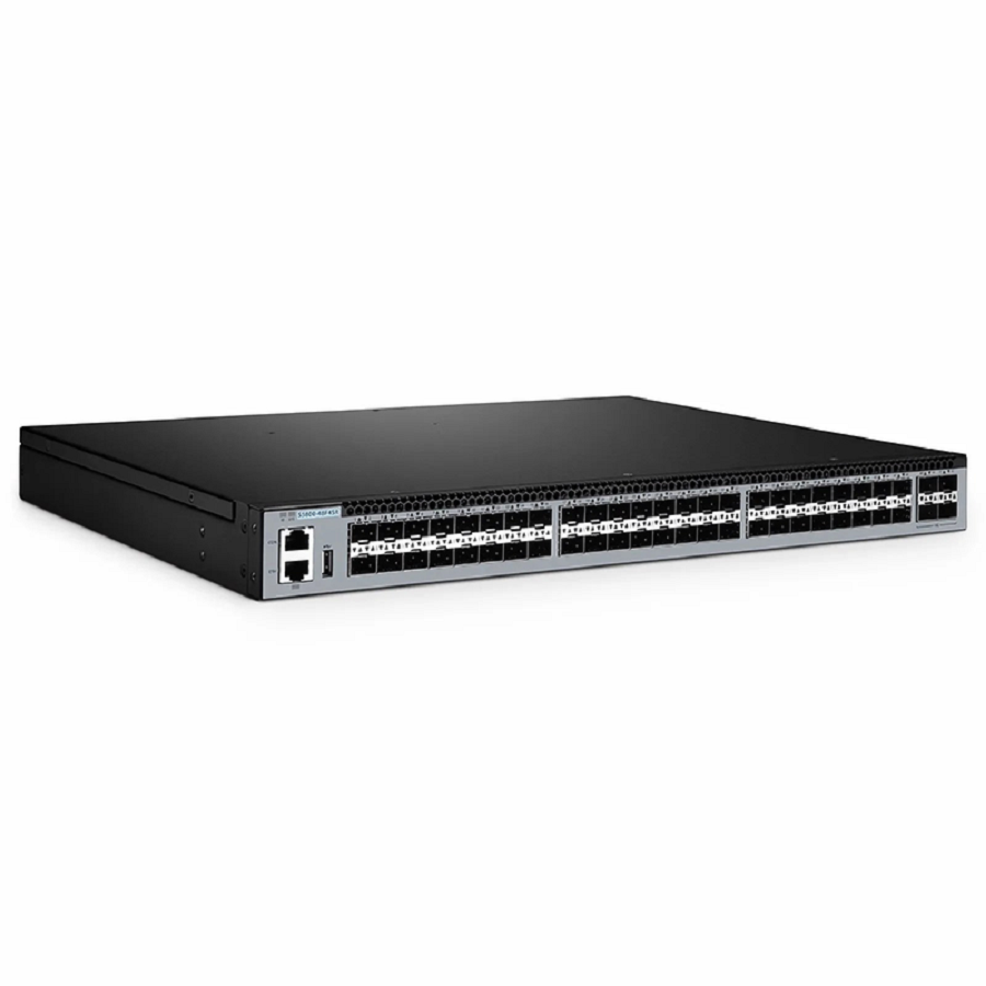 FyberOptix S5800-48F4SR, 48-Port Gigabit Ethernet L3 Switch, 48 x 1Gb SFP, with 4 x 10Gb SFP+, Support MPLS&MLAG