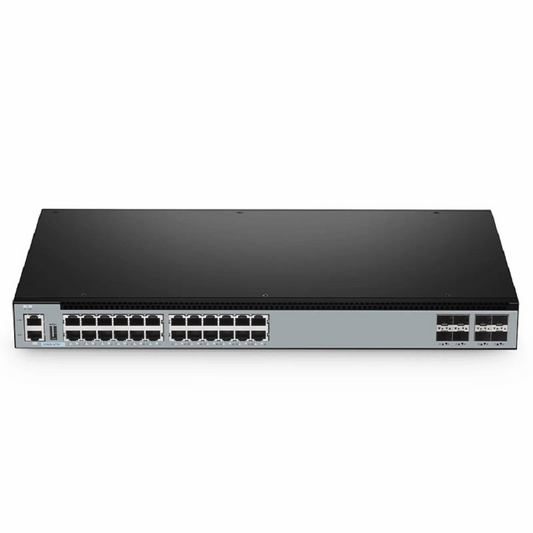 FyberOptix S5800-24T8S, 24-Port Gigabit Ethernet L3 Switch, 24 x Gigabit RJ45, with 8 x 10Gb SFP+, Support MLAG