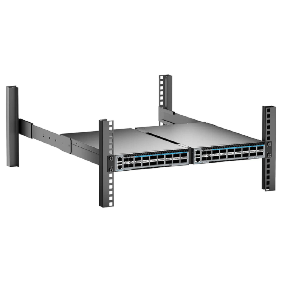 FyberOptix S5460C-14C, 18-Port Ethernet L3 Half-Width Switch, 14 x 100Gb QSFP28, with 4 x 25G SFP28, AV over IP, Support MLAG