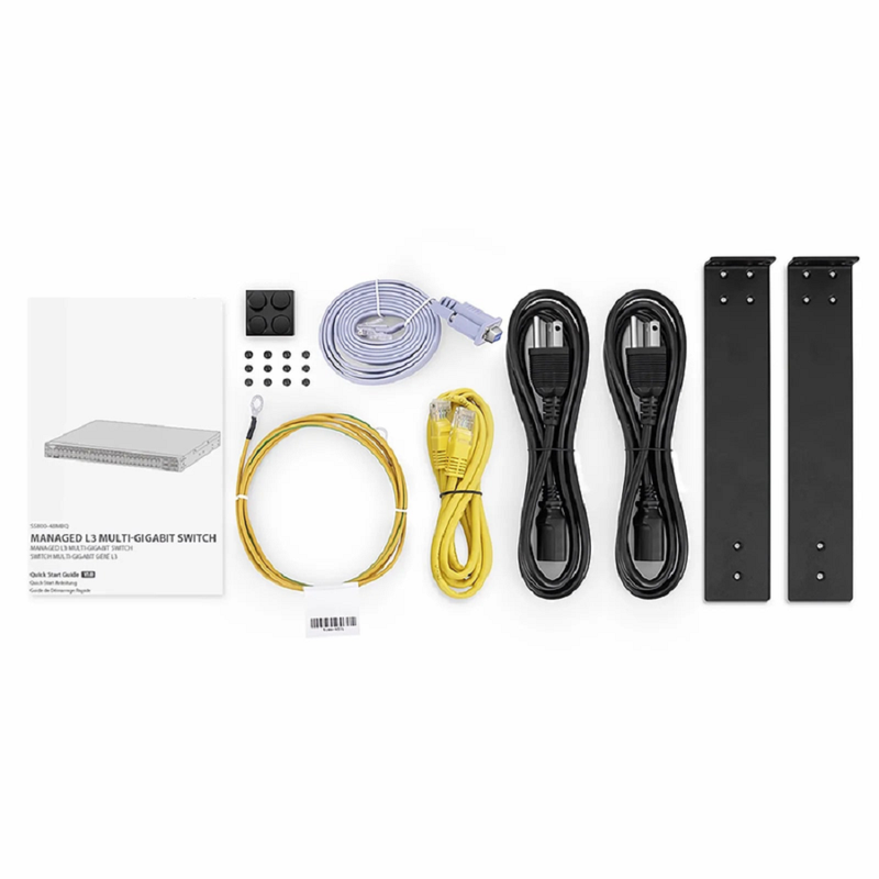 FyberOptix S5800-48MBQ, 48-Port Ethernet L3 Switch, 48 x 100M/1000M/2.5GBASE-T/Multi-Gigabit, with 4 x 25Gb SFP28 and 2 x 40Gb QSFP+, Support MLAG