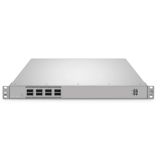 FyberOptix D5110-M08EC-E-ZR+, 8 Channel 100G Active DWDM Multiplexer for Open Line Systems, C21-C22, 8 x 100G QSFP28, Dual Fiber, 1U Rack Mount, 0-120km, Support WebGUI Network Management