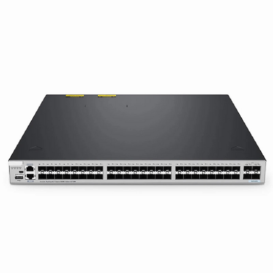 FyberOptix S5810-48FS, 48-Port Gigabit Ethernet L3 Switch, 48 x 1Gb SFP, with 4 x 10Gb SFP+ Uplinks, Stackable Switch, Broadcom Chip