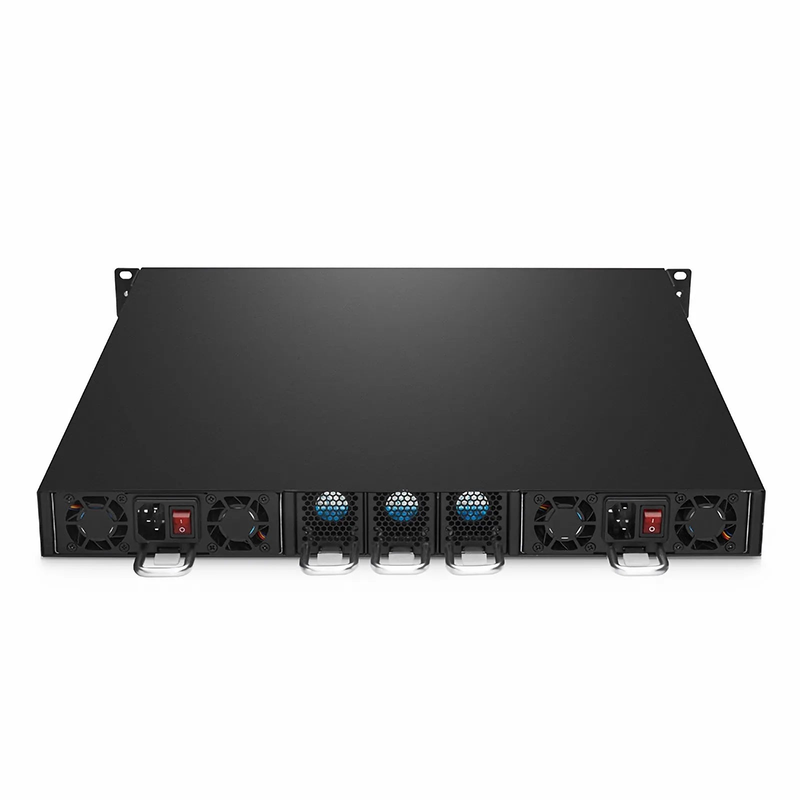 FyberOptix DCP920-D08PB, 8 Channel 100G DWDM PAM4 Active Multiplexer, C21-C36, 8 x 100G QSFP28, Single Fiber, Side-B, with Built-in 100G PAM4 Module, 1U Rack Mount, 0-80km, Support AmpCon-T/Web Network Management