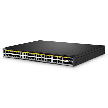 FyberOptix S5440L-24P, 24-Port Gigabit Ethernet L3 PoE+ Switch, 24 x PoE+ Ports @370W, with 6 x 25Gb SFP28 Uplinks, Support VXLAN & MLAG