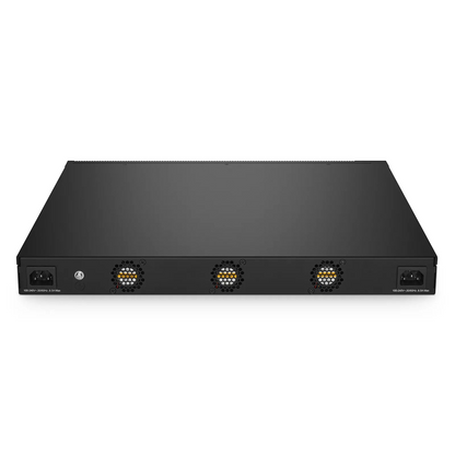 FyberOptix S5440L-24P, 24-Port Gigabit Ethernet L3 PoE+ Switch, 24 x PoE+ Ports @370W, with 6 x 25Gb SFP28 Uplinks, Support VXLAN & MLAG