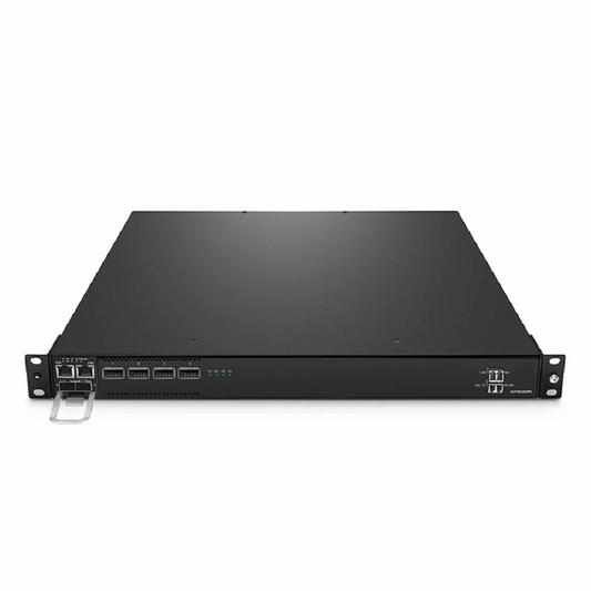 FyberOptix DCP920-D04PB, 4 Channel 100G DWDM PAM4 Active Multiplexer, C23-C36, 4 x 100G QSFP28, Single Fiber, Side-B, Built-in 100G PAM4 Module, 1U Rack Mount, 0-80km, Support AmpCon-T/Web Network Management