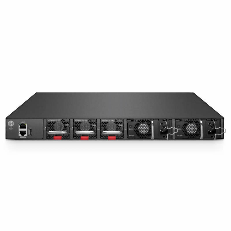 FyberOptix S5860-48XMG, 48-Port Ethernet L3 Switch, 48 x 10GBASE-T/Multi-Gigabit Ports, 4 x 25Gb SFP28, with 2 x 40Gb QSFP+ Uplinks, Support Stacking, Broadcom Chip