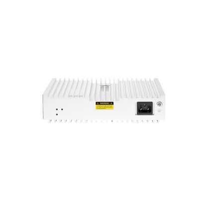 FyberOptix S3100-16TMS-P, 16-Port Gigabit Ethernet L2+ PoE+ Switch, 6 x PoE+ Ports, 2 x 5Gb PoE+ Ports@125W, 10 x 1Gb RJ45, with 2 x 10Gb SFP+ Uplinks, Broadcom Chip, Fanless