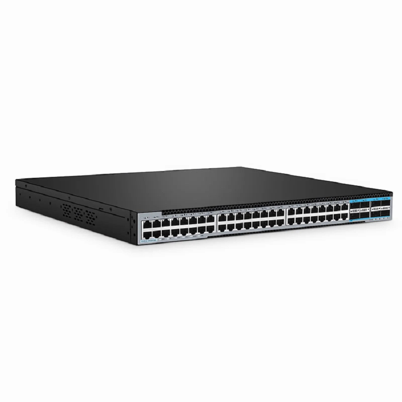 FyberOptix S5860-24XMG, 24-Port Ethernet L3 Switch, 24 x 10GBASE-T/Multi-Gigabit Ports, 4 x 10Gb SFP+, with 4 x 25Gb SFP28 Uplinks, Support Stacking, Broadcom Chip
