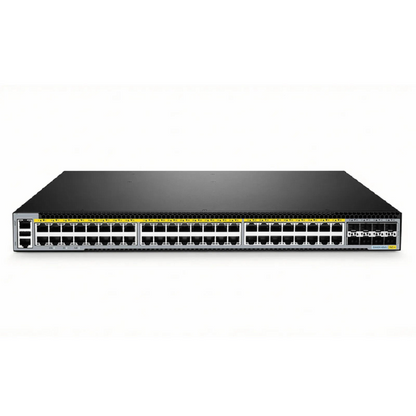 FyberOptix S5440H-48MU, 48-Port Gigabit Ethernet L3 PoE++ Switch, 32 x 2.5Gb PoE++, 16 x 10Gb PoE++ Ports @2000W, with 8 x 25Gb SFP28 Uplinks, Support EVPN-VXLAN & MLAG
