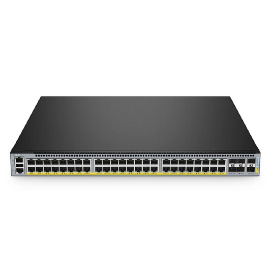 FyberOptix S5440L-48P, 48-Port Gigabit Ethernet L3 PoE+ Switch, 48 x PoE+ Ports @740W, with 6 x 25Gb SFP28 Uplinks, Support VXLAN & MLAG