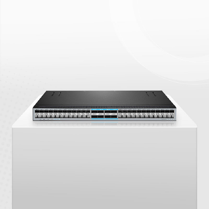 FyberOptix S5850-48B8C, 48-Port Ethernet L3 Switch, 48 x 25Gb SFP28, with 8 x 100Gb QSFP28, Support MPLS&MLAG