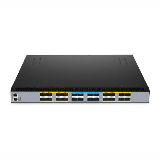 FyberOptix S8550-16Q8C, 16-Port Ethernet L3 Switch, 16 x 40Gb QSFP+, with 8 x 100Gb QSFP28, Support MLAG
