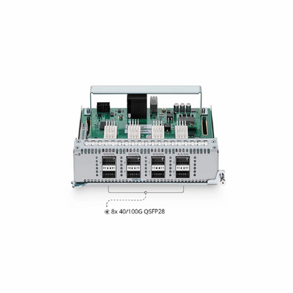 FyberOptix NC8200-8C, 8-Port 100Gb QSFP28 Line Card for Data Center Chassis Switch NC8200-4TD