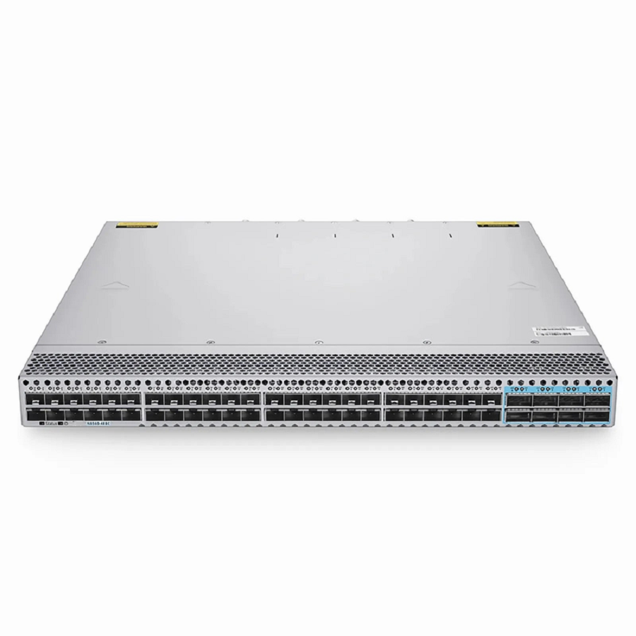 FyberOptix N8560-48BC, 48-Port Ethernet L3 Data Center Switch, 48 x 25Gb SFP28, with 8 x 100Gb QSFP28, Support MLAG/Stacking, Broadcom Chip, Front-to-Back Airflow