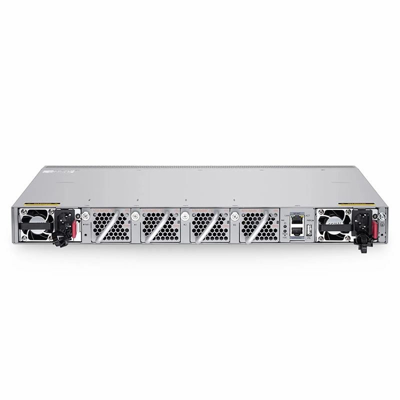 FyberOptix N8560-48BC, 48-Port Ethernet L3 Data Center Switch, 48 x 25Gb SFP28, with 8 x 100Gb QSFP28, Support MLAG/Stacking, Broadcom Chip, Front-to-Back Airflow