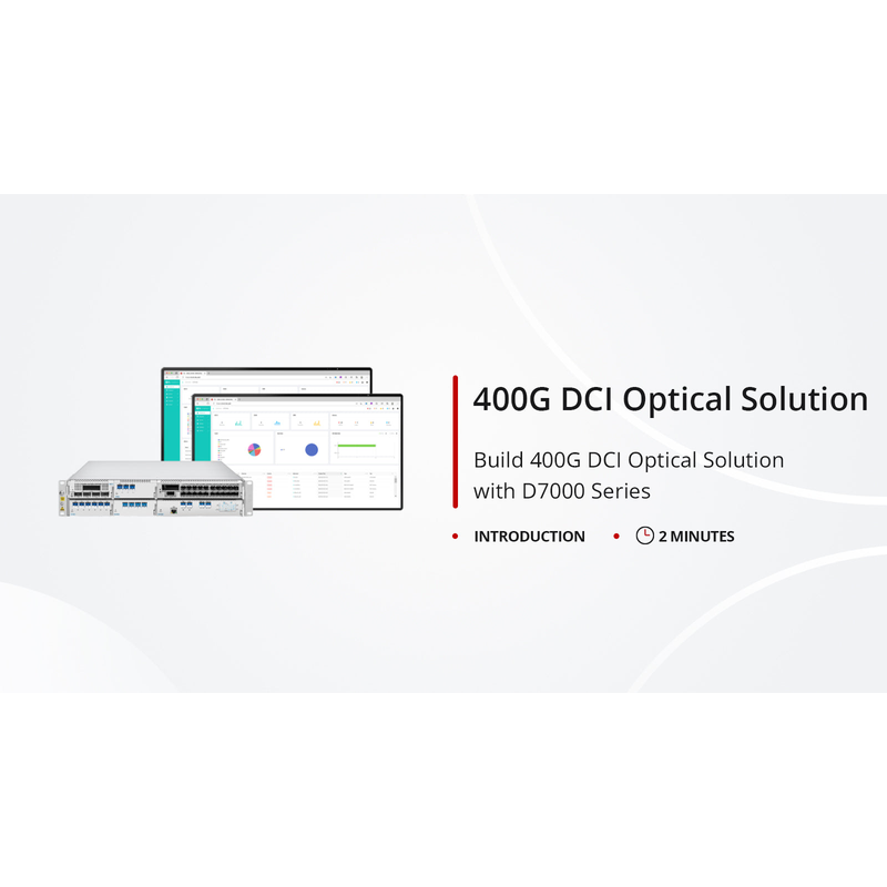 FyberOptix 400G DWDM Tunable CFP2 DCO 80km DOM Duplex LC/UPC SMF Coherent Optical Module, Used with D7000 Series