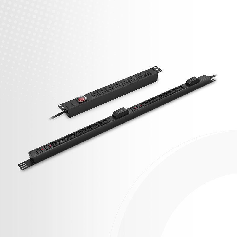 FyberOptix 21.06kW 3-Phase 32A/380V Basic Rack PDU, 36 x C13 & 6 x C19 Outlets, IEC309 32A 3P + N + E Plug, 3ft Cord, 0U Vertical