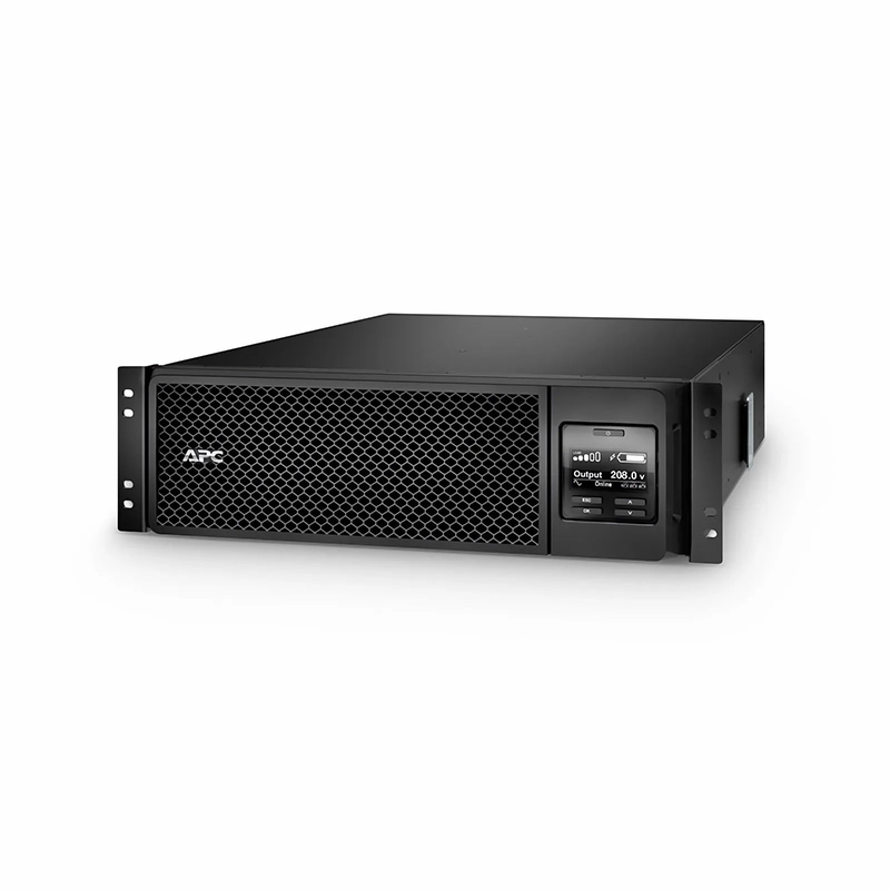 FyberOptix APCÂ® Smart-UPS On-Line 5000VA Rackmount 3U UPS, 4x C13+4x C19 IEC Outlets, Network Card+SmartSlot and 3 Backup Batteries Included