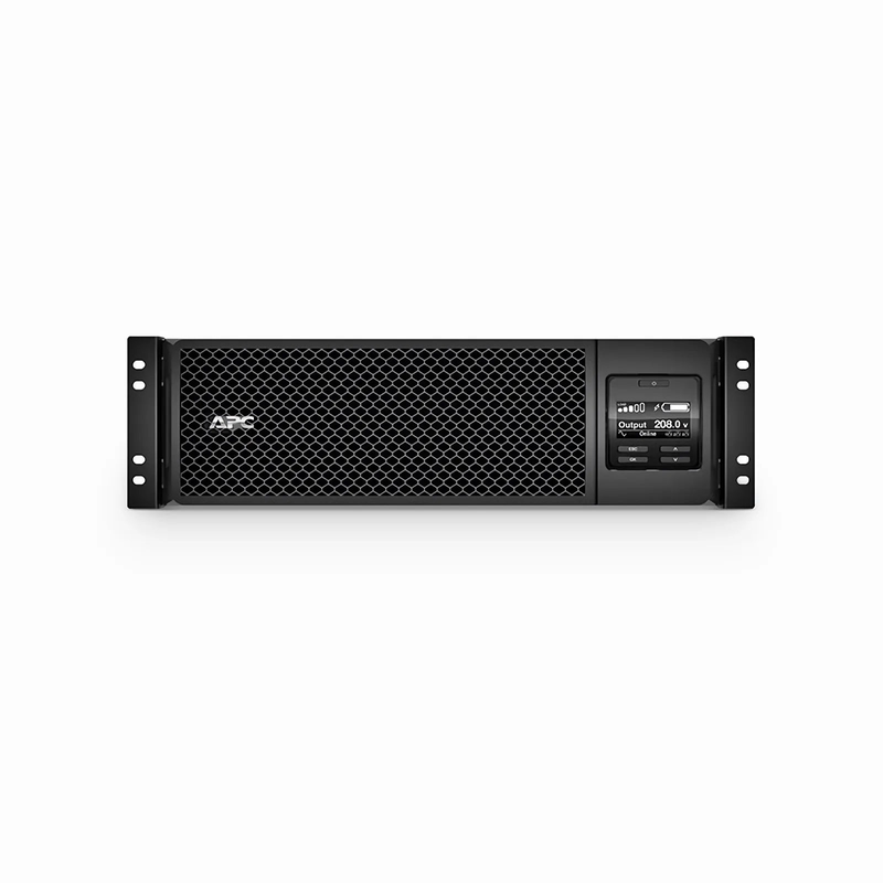 FyberOptix APCÂ® Smart-UPS On-Line 5000VA Rackmount 3U UPS, 4x C13+4x C19 IEC Outlets, Network Card+SmartSlot and 3 Backup Batteries Included