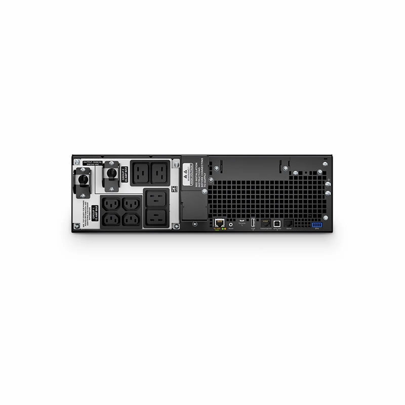 FyberOptix APCÂ® Smart-UPS On-Line 5000VA Rackmount 3U UPS, 4x C13+4x C19 IEC Outlets, Network Card+SmartSlot and 3 Backup Batteries Included