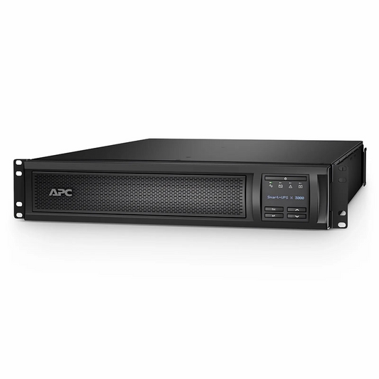 FyberOptix APCÂ® Smart-UPS X 3000VA Rack/tower Convertible UPS, 3x 5-15R+3x 5-20R+1x L5-30R NEMA Outlets, NMC and 1 Backup Battery Included