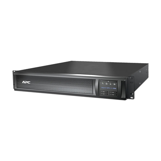 FyberOptix APC Smart-UPS X, Line Interactive, 1500VA/1350W, 120V, 8 x NEMA 5-15R Outlets, SmartConnect & SmartSlot, 1 Replaceable Battery Module Included, Rack 2U/Tower Convertible