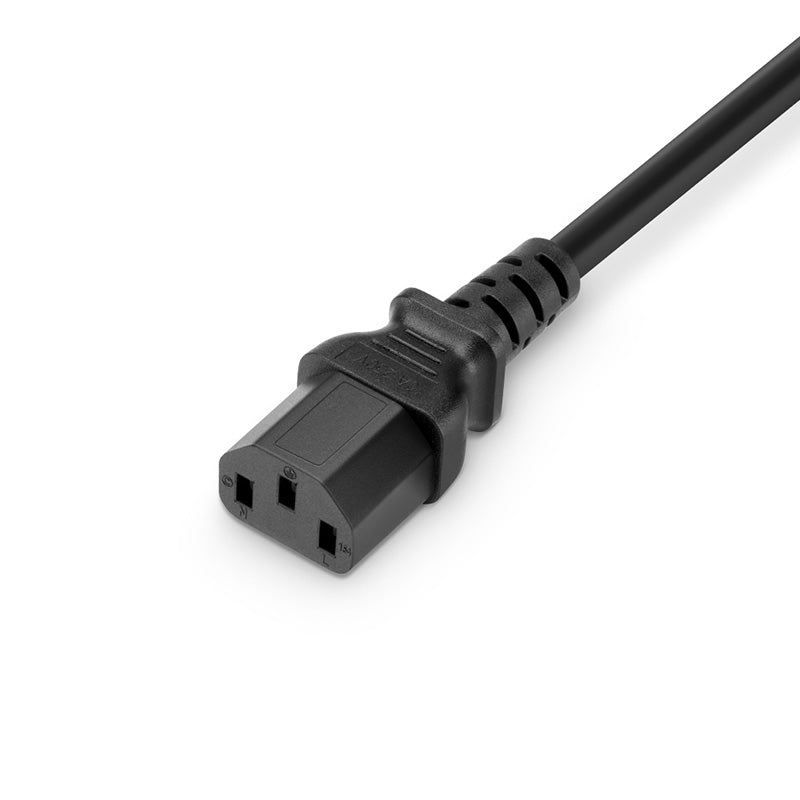 FyberOptix 4ft (1.2m) AS/NZS 3112 Australia to IEC60320 C13 3 x 1.0mmÂ² 250V/10A Power Cord, Black