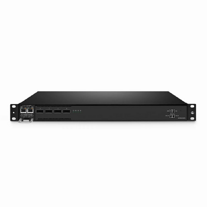 FyberOptix DCP920-D04PA, 4 Channel 100G DWDM PAM4 Active Multiplexer, C45-C60, 4 x 100G QSFP28, Single Fiber, Side-A, Built-in 100G PAM4 Module, 1U Rack Mount, 0-80km, Support AmpCon-T/Web Network Management