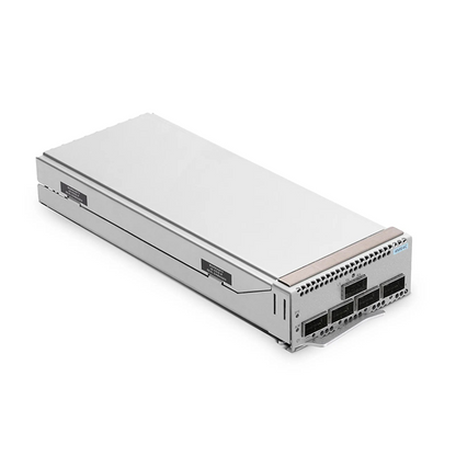 FyberOptix D6000 4ME4C 400G Muxponder, 4 x 100G QSFP28 to 1 x 400G QSFP-DD for D6000-CH1U Managed Chassis