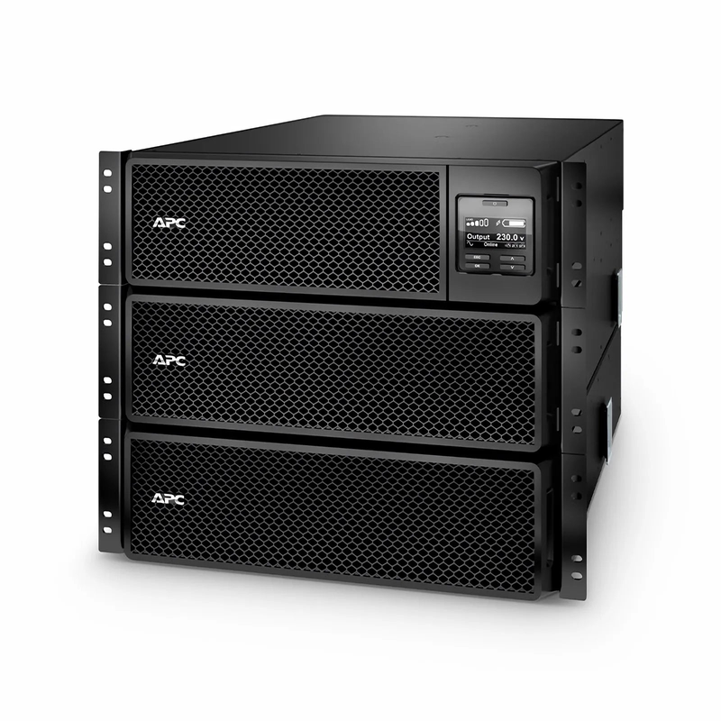FyberOptix APC® Smart-UPS On-Line 10000VA/10000W Rackmount 6U UPS, 4x L6-20R+2x L6-30R NEMA Outlets, Network Card+SmartSlot and 1 Backup Battery Included