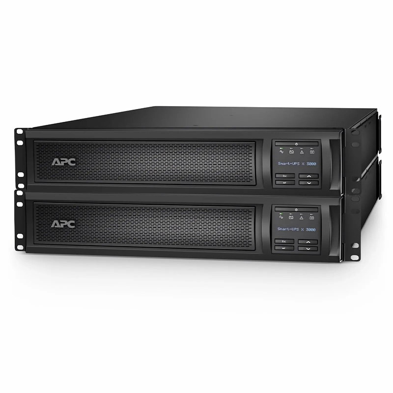 FyberOptix APC® Smart-UPS X 3000VA Rack/tower Convertible UPS, 8x C13+1x C19 IEC Outlets™Network Card and 1 Backup Battery Included