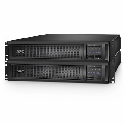 FyberOptix APC® Smart-UPS X 3000VA Rack/tower Convertible UPS, 8x C13+1x C19 IEC Outlets™Network Card and 1 Backup Battery Included
