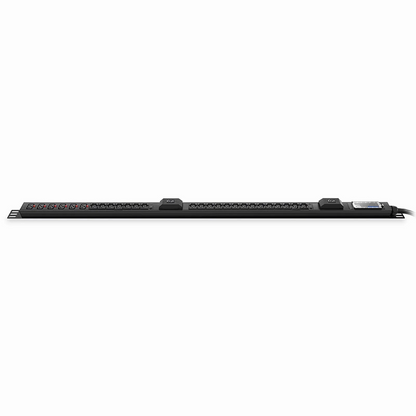 FyberOptix 14.49kW Single-Phase 63A/230V Basic Rack PDU, 21 x C13 & 6 x C19 Outlets, IEC309 63A 2P + E Plug, 10ft Cord, 0U Vertical