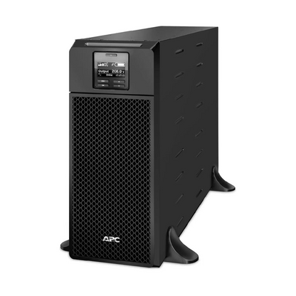 FyberOptix APC Smart-UPS On-line, 6kVA/6kW, 208V, 2 x L6-20R & 3 x L6-30R NEMA Outlets, Network Card & SmartSlot, 2 Replaceable Battery Modules Included, Rack 4U/Tower Convertible
