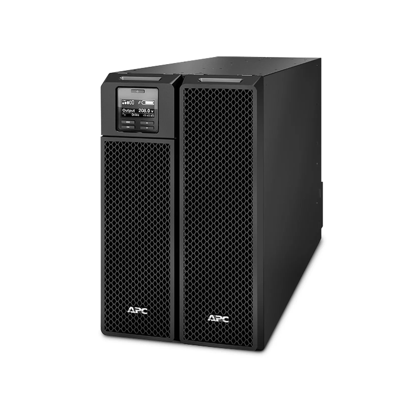 FyberOptix APC Smart-UPS On-line, 8kVA/8kW, 208V, 4 x L6-20R & 2 x L6-30R NEMA Outlets, Network Card & SmartSlot, 4 Replaceable Battery Modules Included, Rack 6U/Tower Convertible