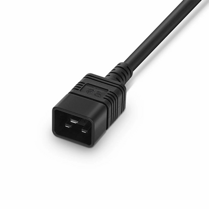 FyberOptix 1.92kW Single-Phase 16A/120V Basic Rack PDU, 6 x C13 & 2 x C19 Outlets, IEC320 C20 Plug, 10ft Cord, 1U Rack-Mount