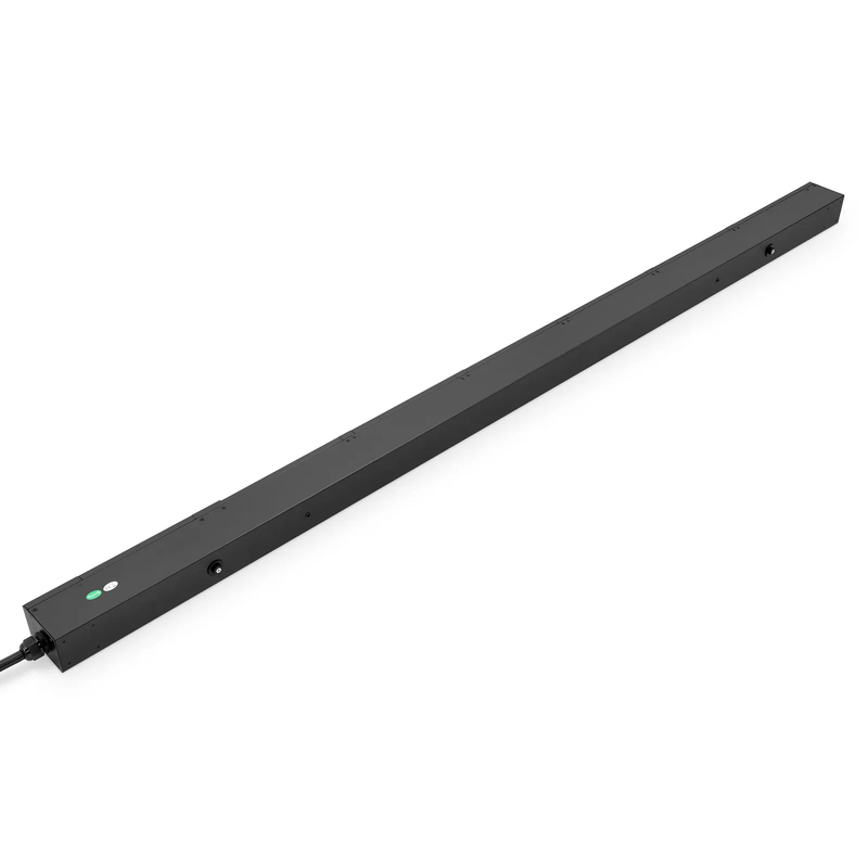 FyberOptix 7.20kW Single-Phase 30A/240V Switched Rack PDU, 21 x C13 & 3 x C19 Outlets, NEMA L6-30P Plug, 10ft Cord, 0U Vertical