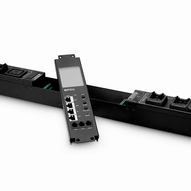 FyberOptix 21.06kW 3-Phase 32A/380V Switched Rack PDU, 21 x C13 & 3 x C19 Outlets, IEC309 32A 3P+N+E Plug, 10ft Cord, 0U Vertical