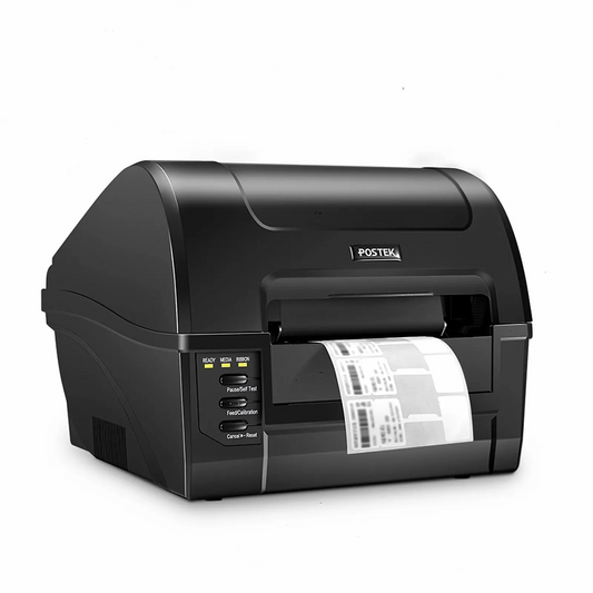 FyberOptix Postek C168/300s Desktop Label Printer with HEATâ„¢, 300dpi, 4ips Print Speed