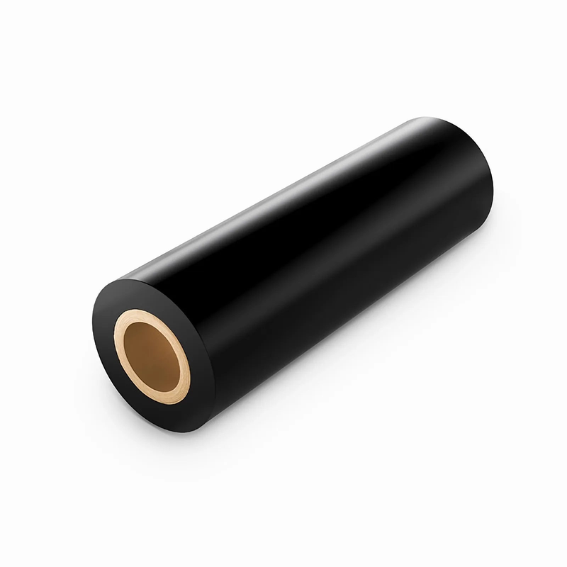 FyberOptix Thermal Transfer Wax/Resin Ribbon, 1"Core Ink Out, 1 Roll 4.33" x 984.25' (110mm x 300m), Black