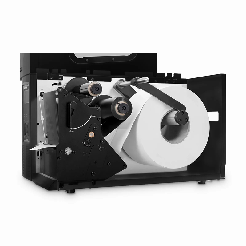 FyberOptix Postek TX6 EXP Industrial Label Printer with HEATA, 4.5" Color LCD Touch Screen, 600dpi, 6ips Print Speed