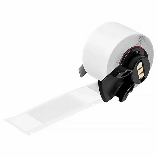 FyberOptix 2.5in.H x 1in.W Self-laminating Labels for M611 Printer, 100 Labels/Roll, Black on White