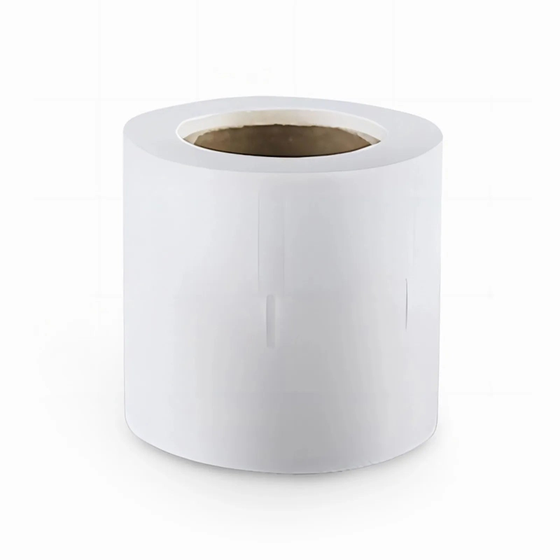 FyberOptix 0.75in.H x 1.75in.W Printable Self-laminating Labels, PET, White, 500Labels/Roll
